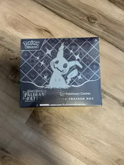 Pokemon TCG Paldean Fates Pokemon Center Elite Trainer Box ETB Sealed Exclusive - Image 1