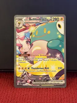 Iono's Bellibolt ex 183/159 Sv09: Journey Together Holo Pokemon TCG - Image 1