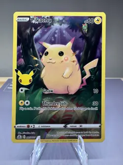 Celebrations Pokemon TCG Pikachu Full Art - Image 1
