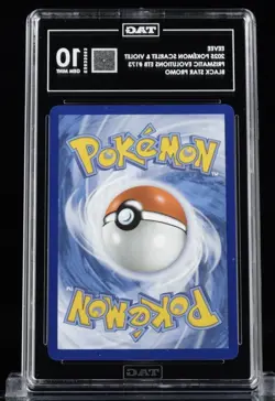 2025 Pokemon SV Prismatic Evolutions #173 Black Star Promo Eevee TAG 10 (2002) - Image 2