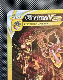 Pokemon Giratina VSTAR Crown Zenith Galarian Gallery GG69/GG70 Gold Ungraded - Image 2