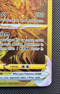 Pokemon Giratina VSTAR Crown Zenith Galarian Gallery GG69/GG70 Gold Ungraded - Image 4