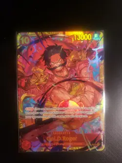 Gol D Roger OP09-118 SEC Secret Rare Emperors In The New World One Piece NM - Image 1