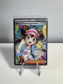 Rosa's Encouragement 123/088 SIR Perfect Order Pokemon Card Full Art Trainer - Image 1