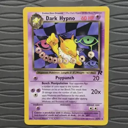 Pokemon Dark Hypno 26/82 Team Rocket Non Holo Rare Pokemon Card - Image 1
