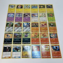 30 X Team Up SM Pokemon Cards Bundle Common Uncommon Card Collection - Image 1