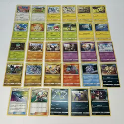 Unified Minds 29 Pokemon Cards No Doubles 1 Rares 6 Uncommons - Image 1