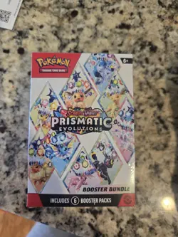 Pokemon TCG: S&V Prismatic Evolutions Booster Bundle (6pks) Factory Sealed - Image 1