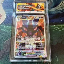Pokemon TCG Lucario VSTAR SWSH291 Promo In Ace 9 - Image 1