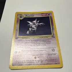 Pokemon Fossil 1st Edition 6/62 Holo Haunter NM - Mint - Image 2