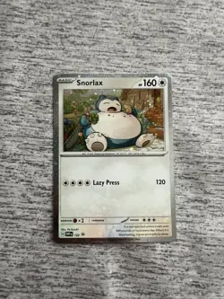 Pokemon TCG Scarlet & Violet Snorlax Black Star Cosmic Promo SVP 122 NEAR MINT - Image 1