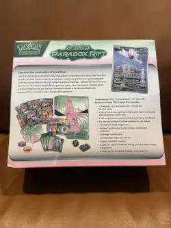 Paradox Rift Pokemon Center Elite Trainer Box ETB Iron Valiant - Image 3