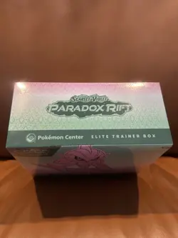 Paradox Rift Pokemon Center Elite Trainer Box ETB Iron Valiant - Image 5