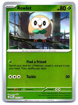 Pokemon Rowlet - ME03: Perfect Order POR Reverse Holo 010/088 NM Common - Image 1