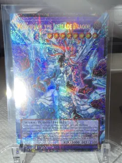 Konami Yu-Gi-Oh! TCG Mirrorjade Iceblade Dragon Fusion PSR 1st Ed RA05-EN048 - Image 2