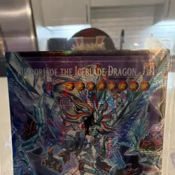 Konami Yu-Gi-Oh! TCG Mirrorjade Iceblade Dragon Fusion PSR 1st Ed RA05-EN048 - Image 4