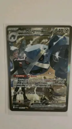 Pokemon Steven's Metagross EX 289/217 Holo 340 HP Stage 2 Card - Image 2