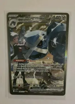 Pokemon Steven's Metagross EX 289/217 Holo 340 HP Stage 2 Card - Image 3