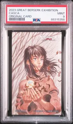 PSA9 2023 THE GREAT BERSERK EXHIBITION LOTTERY ORIGINAL CARD CASCA - Image 1