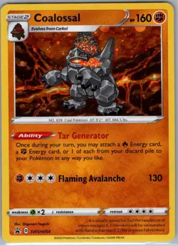 Coalossal - SWSH054 Holo SWSH: Sword & Shield Promo Cards - Pokemon Card - NM - Image 1