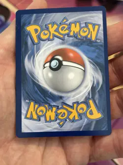 Holographic Blank Genuine Pokemon Card - Swirl Holo - Near Mint Very Rare - Image 2