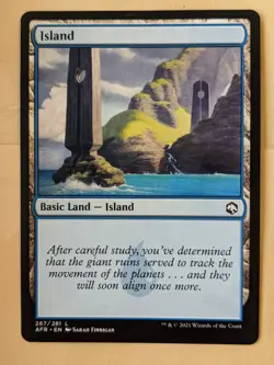 ISLAND BASIC LAND-MTG: ADVENTURES IN THE FORGOTTEN REALMS-267/281 - Image 1