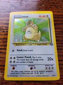 x1 Pokemon TCG English Card Jungle Set WOTC Kangaskhan 5/64 Holo Rare MP! - Image 5