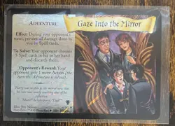 Harry Potter Trading Card Game Gaze Into the Mirror 6/80 Quidditch Cup Holo NM - Image 1