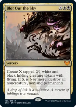 1 x Blot Out the Sky - Strixhaven: School of Mages - NM-Mint - MTG - Image 1