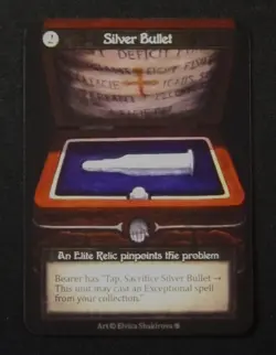 Sorcery Contested Realm GOTHIC SILVER BULLET Artifact - Image 1