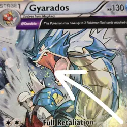 MOUTH SWIRL COSMOS 🌀💫Gyarados 21/98 XY Ancient Origins Holo Promo Pokemon Card - Image 1