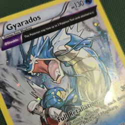 MOUTH SWIRL COSMOS 🌀💫Gyarados 21/98 XY Ancient Origins Holo Promo Pokemon Card - Image 2