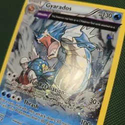 MOUTH SWIRL COSMOS 🌀💫Gyarados 21/98 XY Ancient Origins Holo Promo Pokemon Card - Image 5