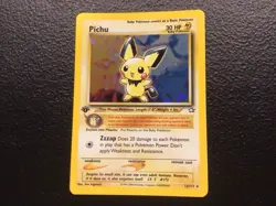 Pokemon Pichu 1st Edition Holo Rare Neo Genesis 12/111 WOTC Vintage 2000 - Image 1