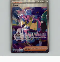 IONO 237/091 SPECIAL ILLUSTRATION RARE PALDEAN FATES POKEMON NM - Image 1