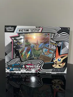 Pokemon Black Bolt & White Flare Victini Illustration Collection Box SV (SEALED) - Image 1