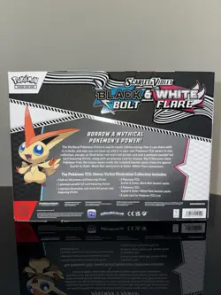 Pokemon Black Bolt & White Flare Victini Illustration Collection Box SV (SEALED) - Image 2