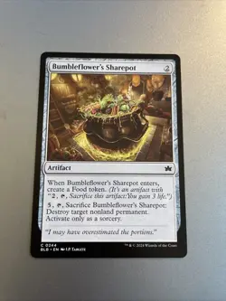 MTG Bumbleflower's Sharepot Bloomburrow Regular MINT C 0244 Unplayed - Image 1