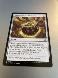 MTG Bumbleflower's Sharepot Bloomburrow Regular MINT C 0244 Unplayed - Image 3