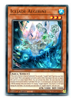Icejade Aegirine - BACH-EN007 - Ultra Rare 1st Edition Yugioh - Image 1