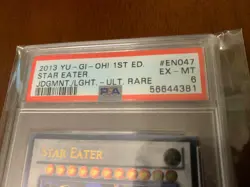 JOTL-EN047 Star Eater Ultimate Rare 1st Edition PSA 6 - Image 2