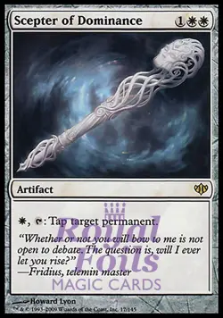 Scepter of Dominance 1x FOIL CON MTG Conflux Rare MINT white artifact - Image 1