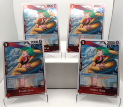 Prince Grus Playset - OP11-013 x4 - A Fist of Divine Speed - One Piece TCG - Image 1