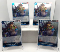 Capone "Gang" Bege Playset - OP11-048 x4 - A Fist of Divine Speed - One Piece - Image 1