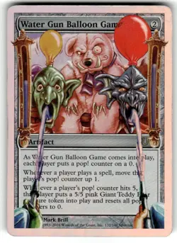 FOIL MTG Water Gun Balloon Game Unhinged Foil - Image 1