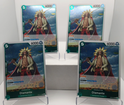 Diamante Playset OP04-028 x4 - Kingdoms of Intrigue - One Piece TCG English - Image 1