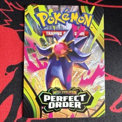 Pokemon Trainer Tips Card || Perfect Order || Mega Starmie - Prerelease 2026 TCG - Image 1