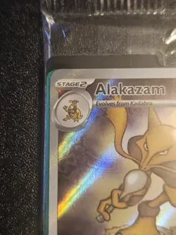 Pokemon TCG Alakazam IR Black Star Promo Card 009 Mega Evolution (Sealed) - Image 2