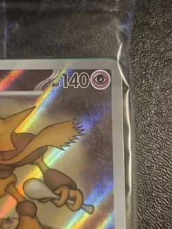 Pokemon TCG Alakazam IR Black Star Promo Card 009 Mega Evolution (Sealed) - Image 3