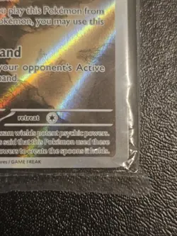 Pokemon TCG Alakazam IR Black Star Promo Card 009 Mega Evolution (Sealed) - Image 4